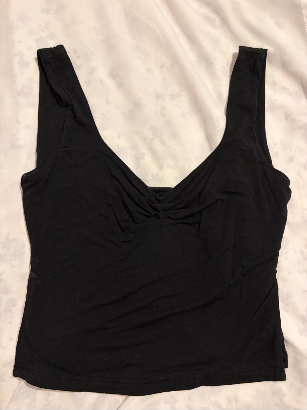 Black Women's V-Neck Tank Top